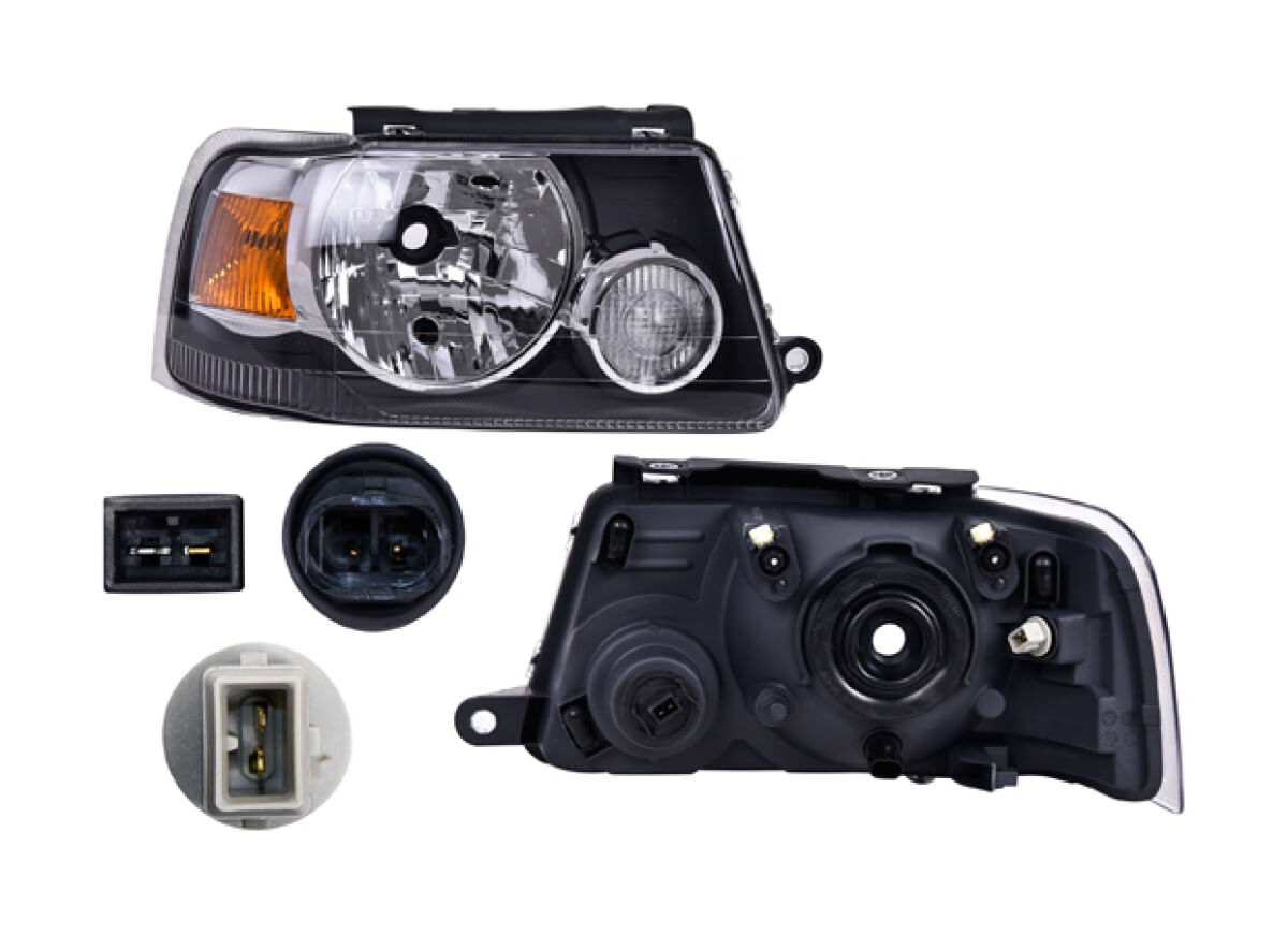 Faro Fondo Negro Manual Para Foco Halógeno Sin Foco Lado Pasajero