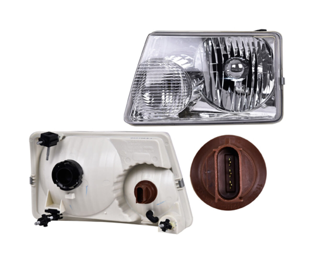 Faro Liso Para 1 Cuarto Para 1 Foco Sin Foco Lado Conductor