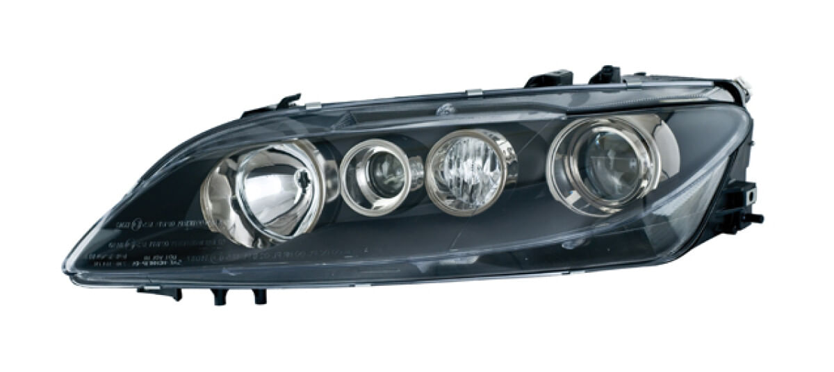 Faro Fondo Negro Eléctrico Con Motor Sin Foco Lado Conductor