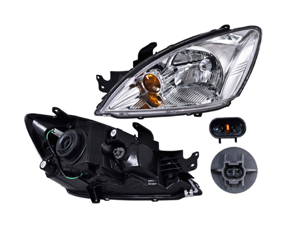 Faro Manual Con Cuarto Blanco Para Foco Halógeno Sin Foco Lado Conductor