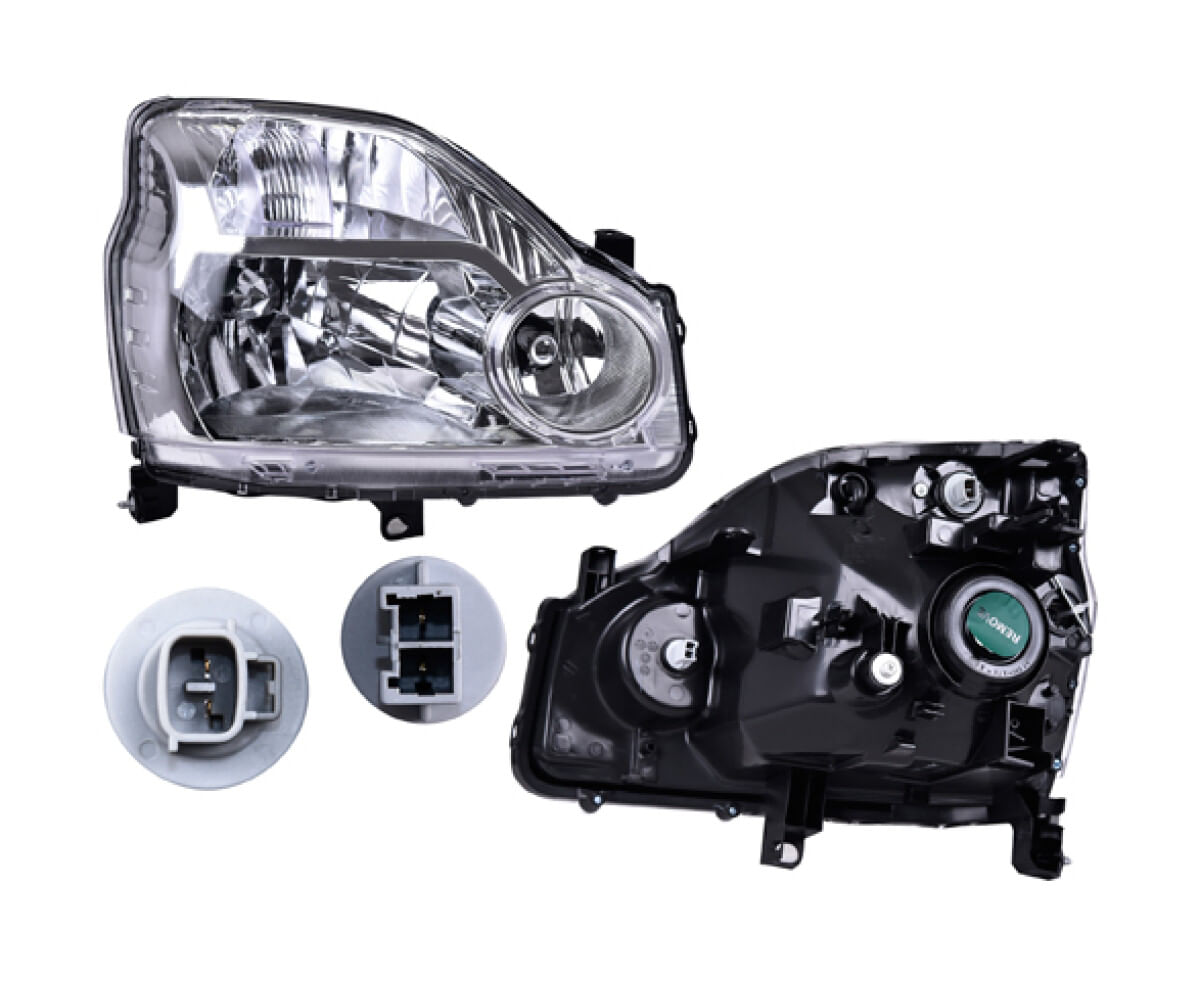 Faro Eléctrico Sin Motor Para Foco Halógeno Lado Pasajero