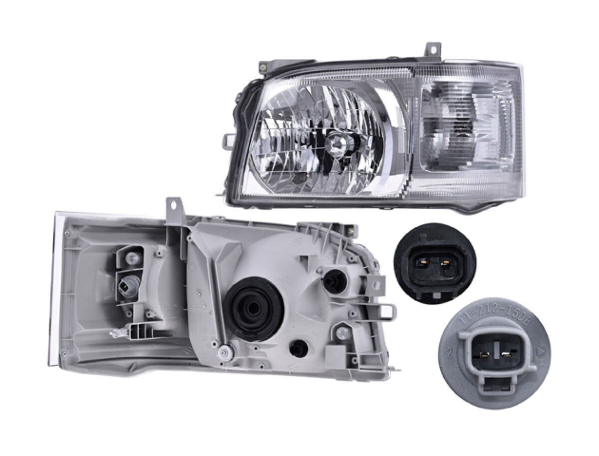 Faro Manual/Eléctrico Para Foco Halógeno Sin Foco Lado Conductor