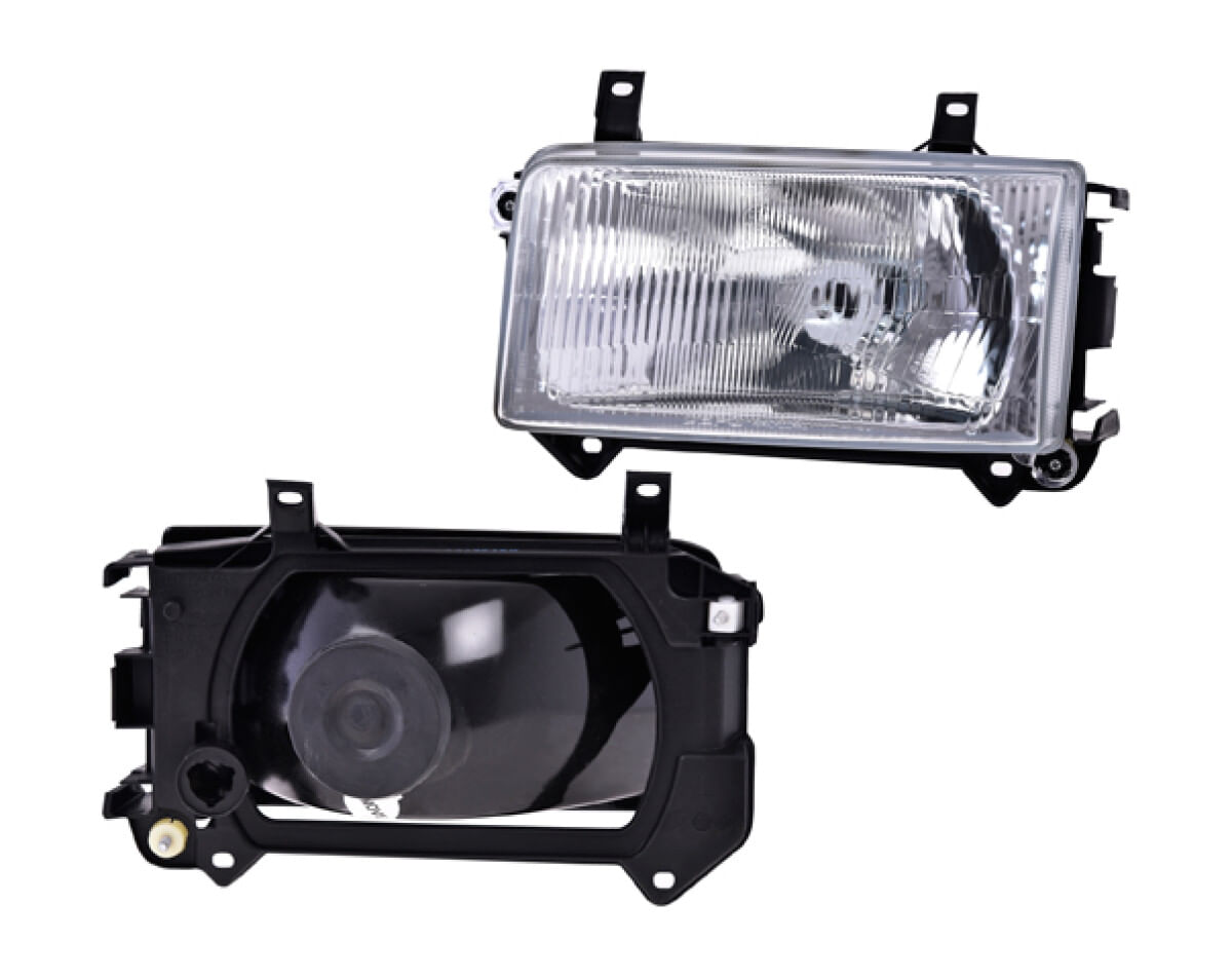 Faro Manual Con Base Para Foco Halógeno Sin Foco Lado Conductor