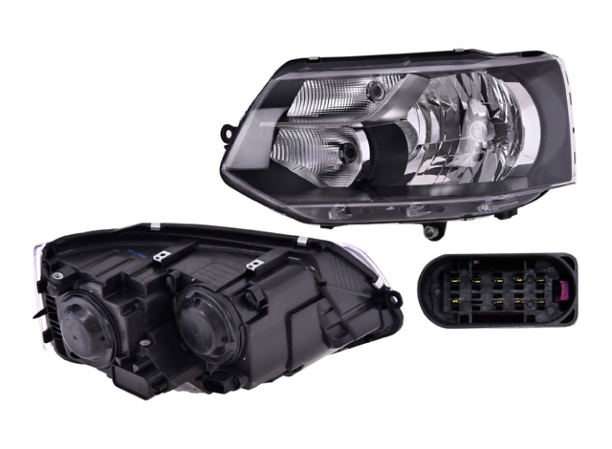 Faro Eléctrico Con Motor Para Foco Halógeno Sin Foco Lado Conductor
