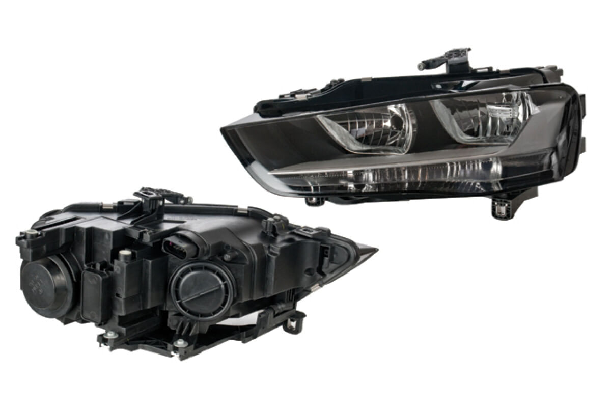 Faro Eléctrico Con Motor Para Foco Halógeno Sin Foco Lado Conductor