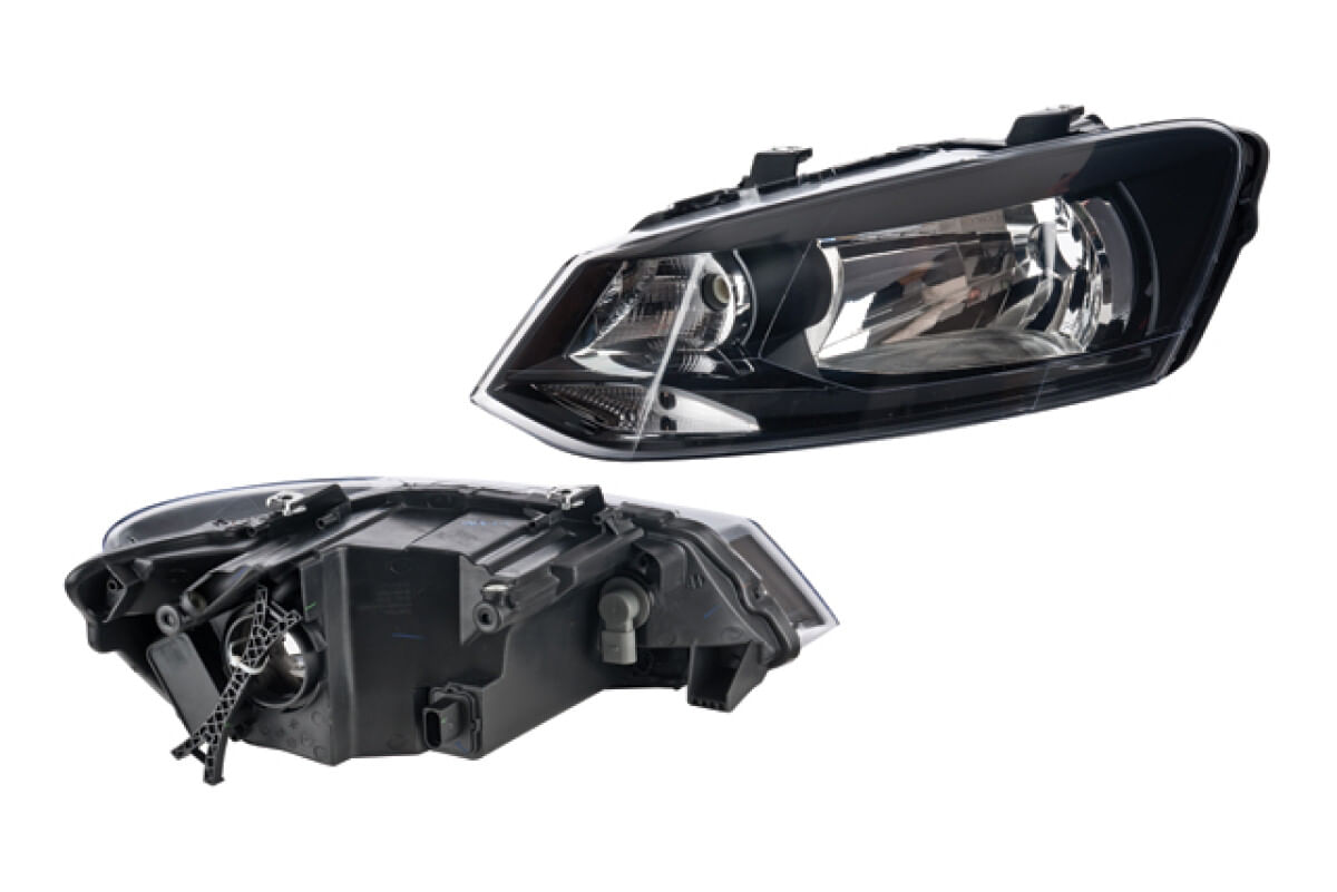 Faro Fondo Negro Eléctrico Con Motor Sin Foco Lado Conductor