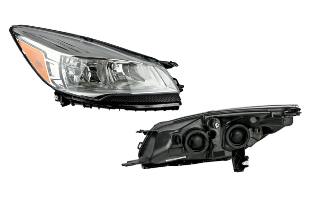 Faro Para Foco Halógeno Con Reflejante Ámbar Lado Pasajero