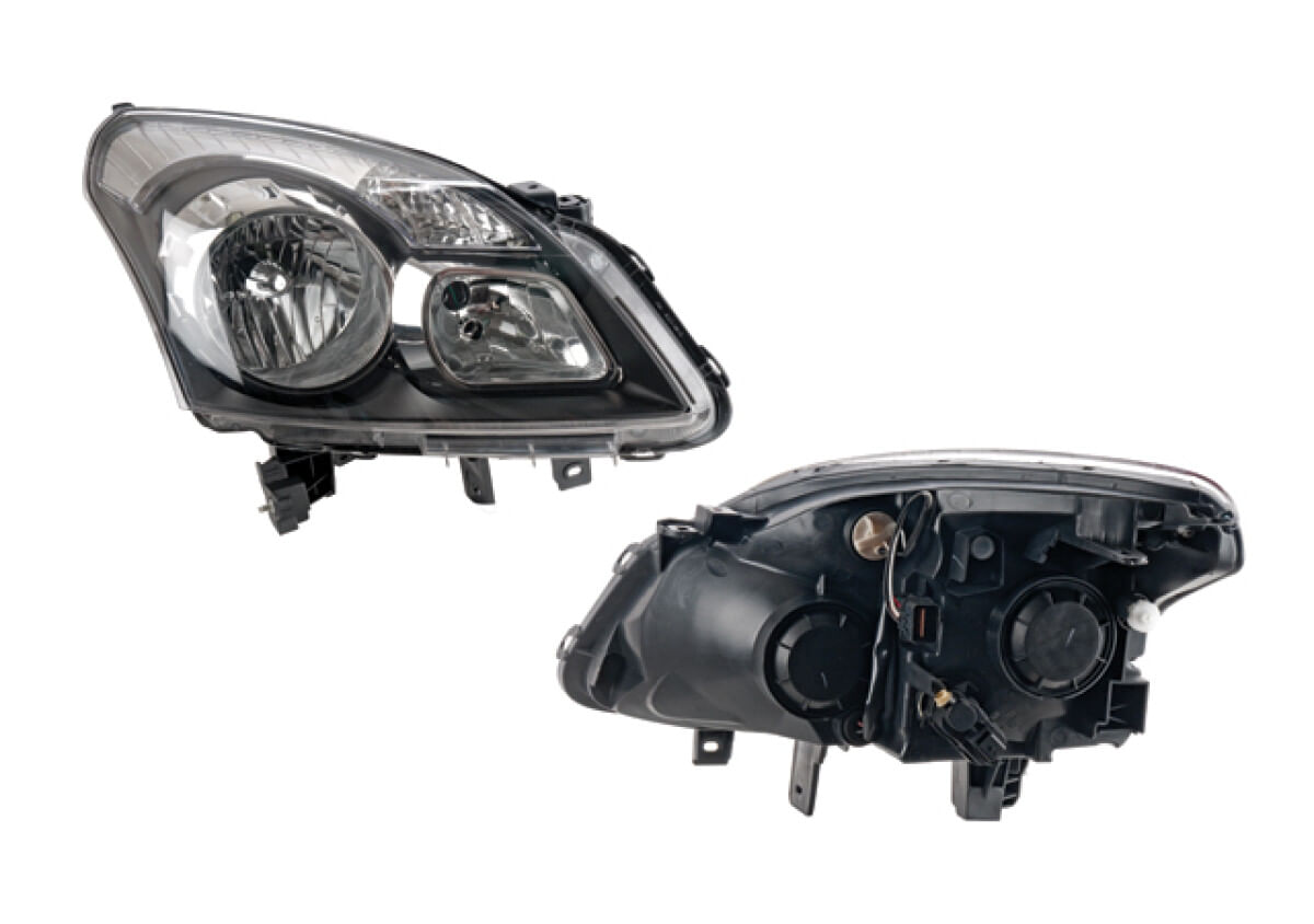 Faro Eléctrico Con Motor Para Foco Halógeno Sin Foco Lado Pasajero