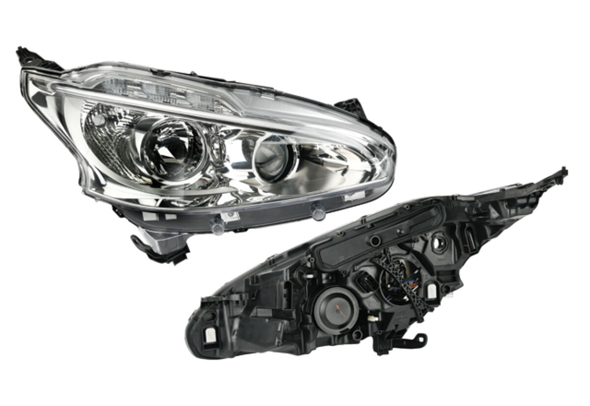 Faro Eléctrico Sin Motor Sin Foco Con Leds Con Lupa Lado Pasajero
