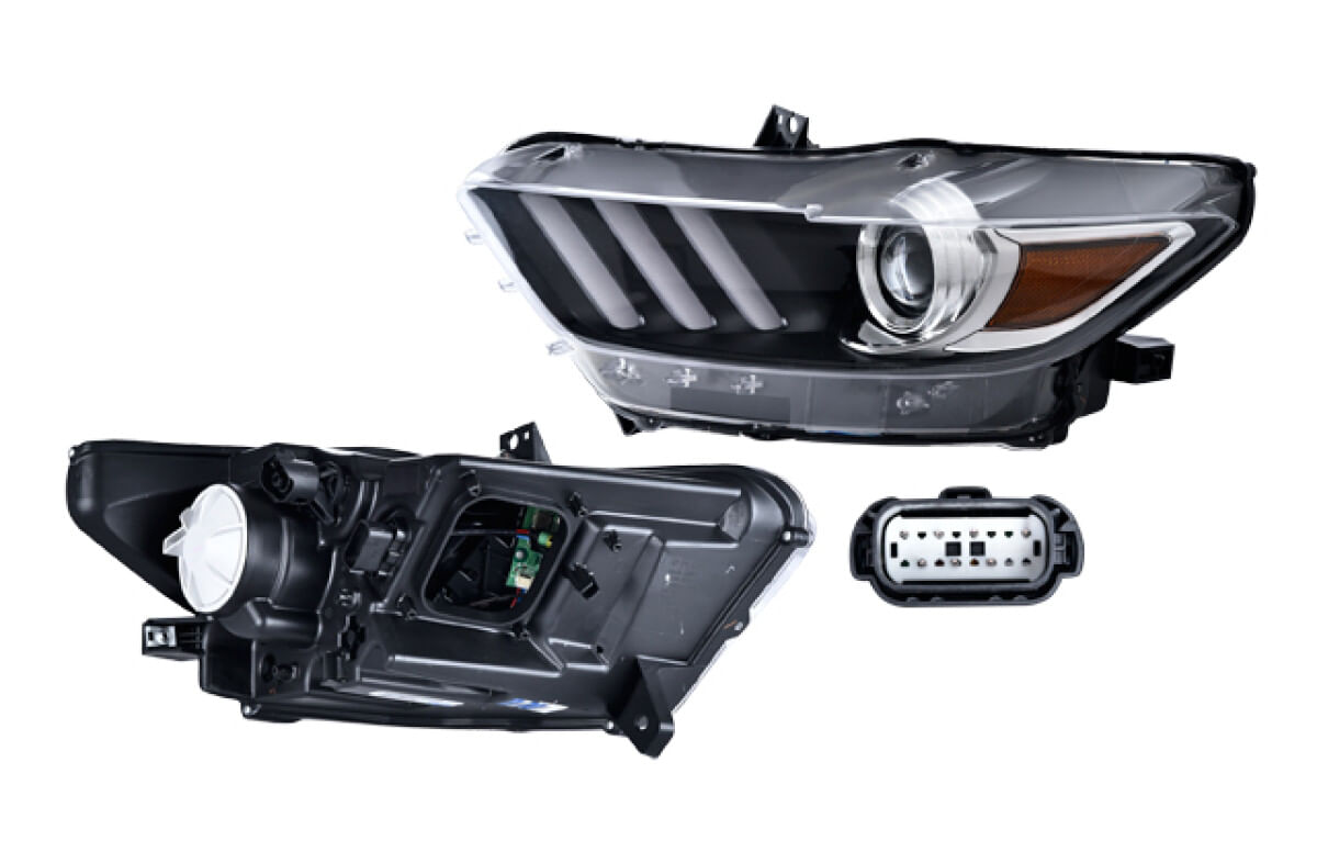 Faro Para Foco Xenón Sin Foco Con Leds Lado Conductor