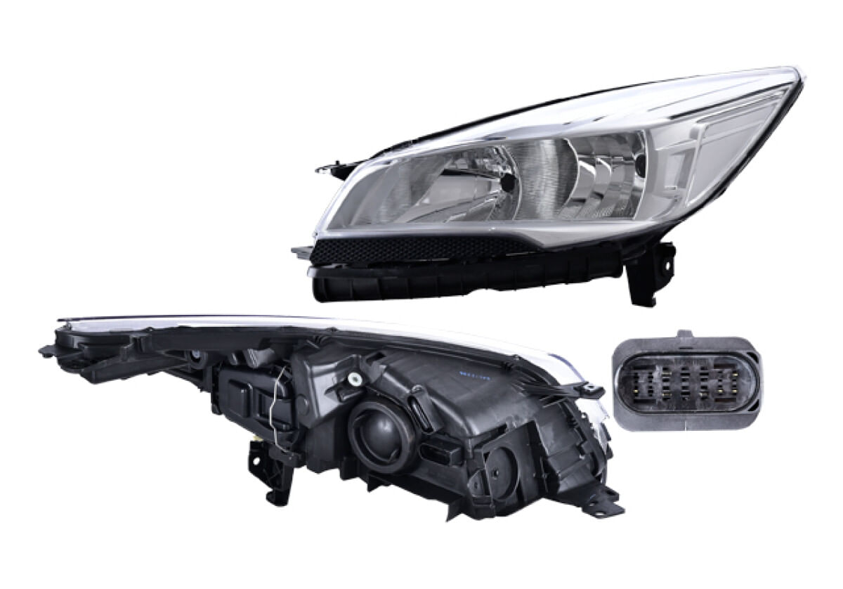 Faro Para Foco Halógeno Sin Foco Sin Reflejante Lado Conductor