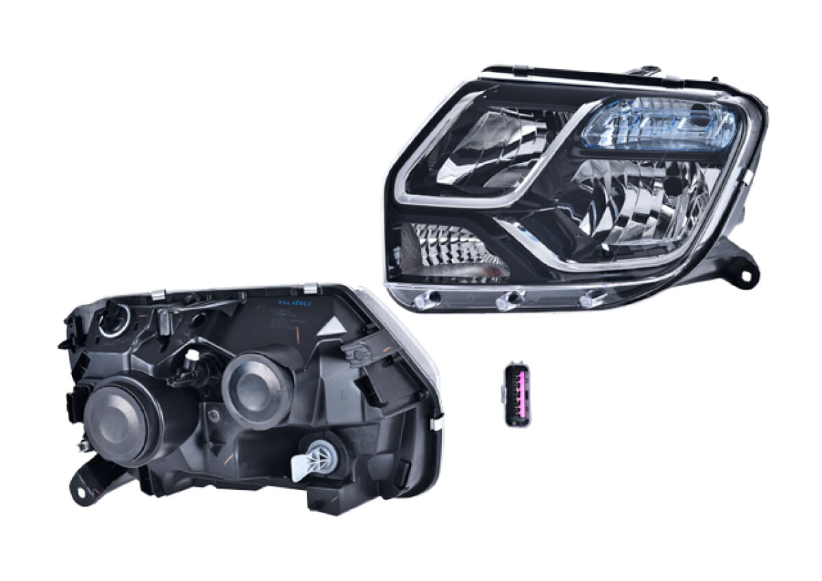 Faro Manual/Eléctrico Para Foco Halógeno Sin Foco Lado Conductor