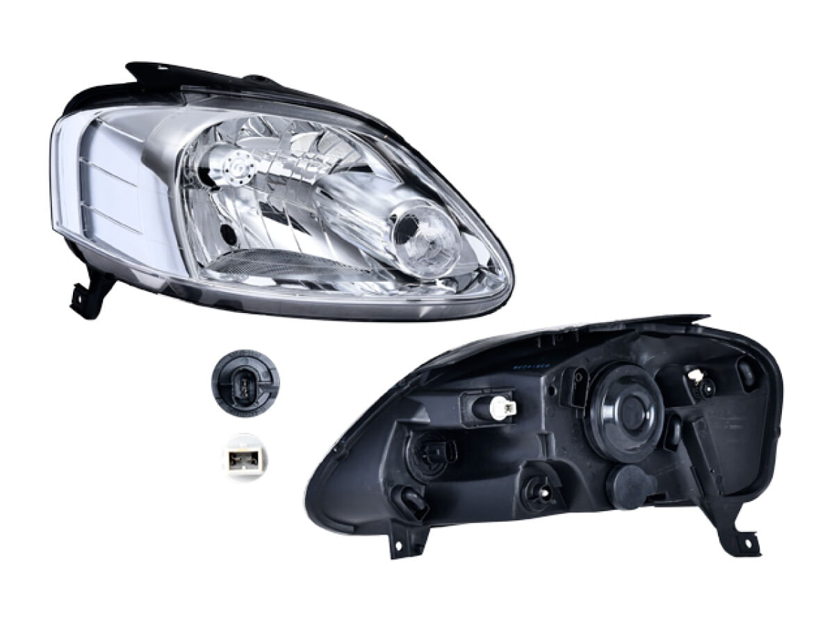 Faro Eléctrico Sin Motor Para Foco Halógeno Sin Foco Lado Pasajero