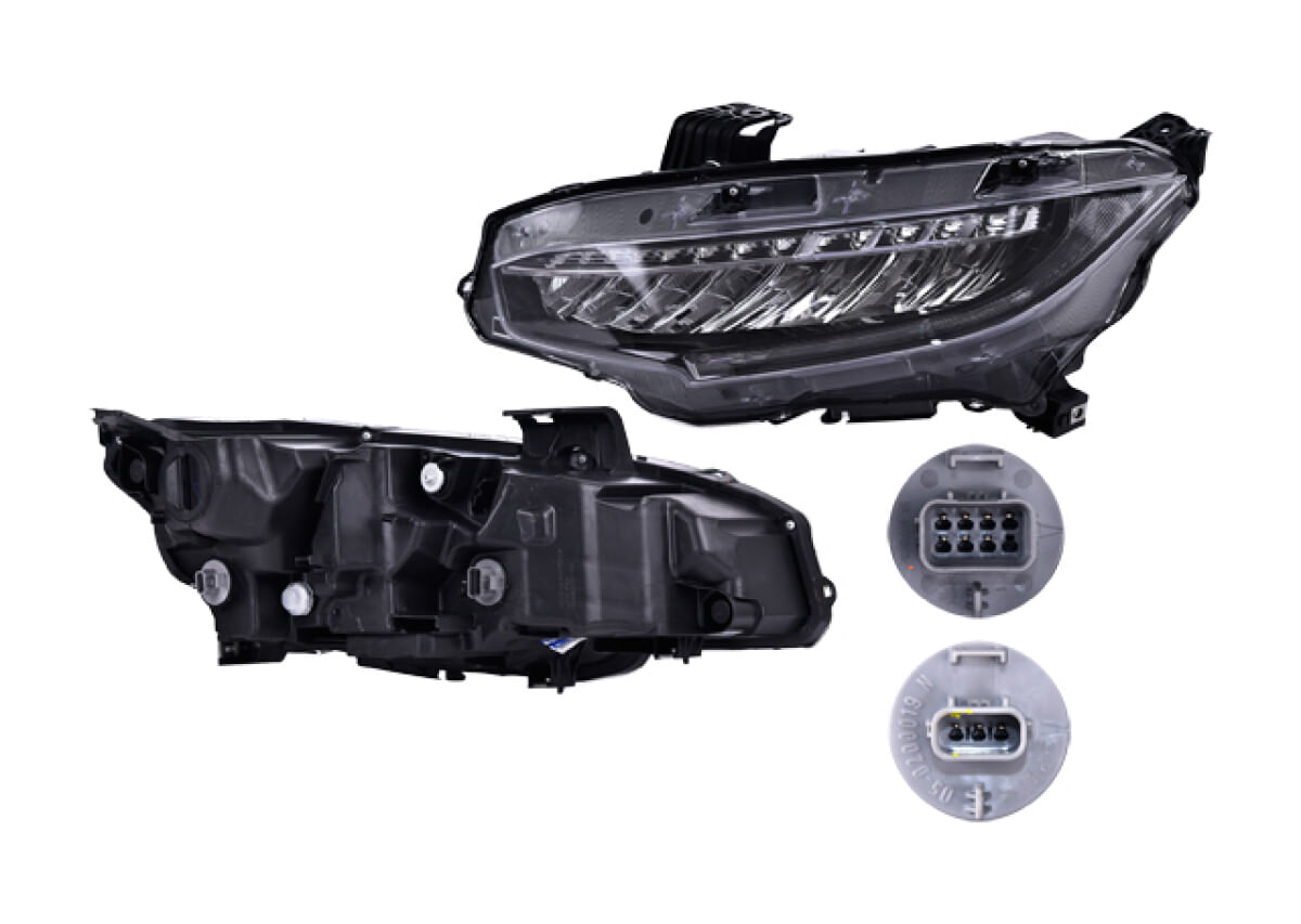 Faro Con Leds Lado Conductor