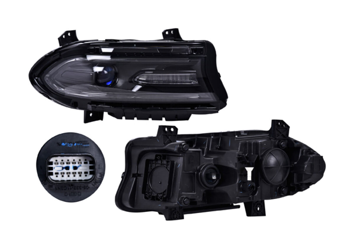 Faro Para Foco Halógeno Con Leds Lado Pasajero