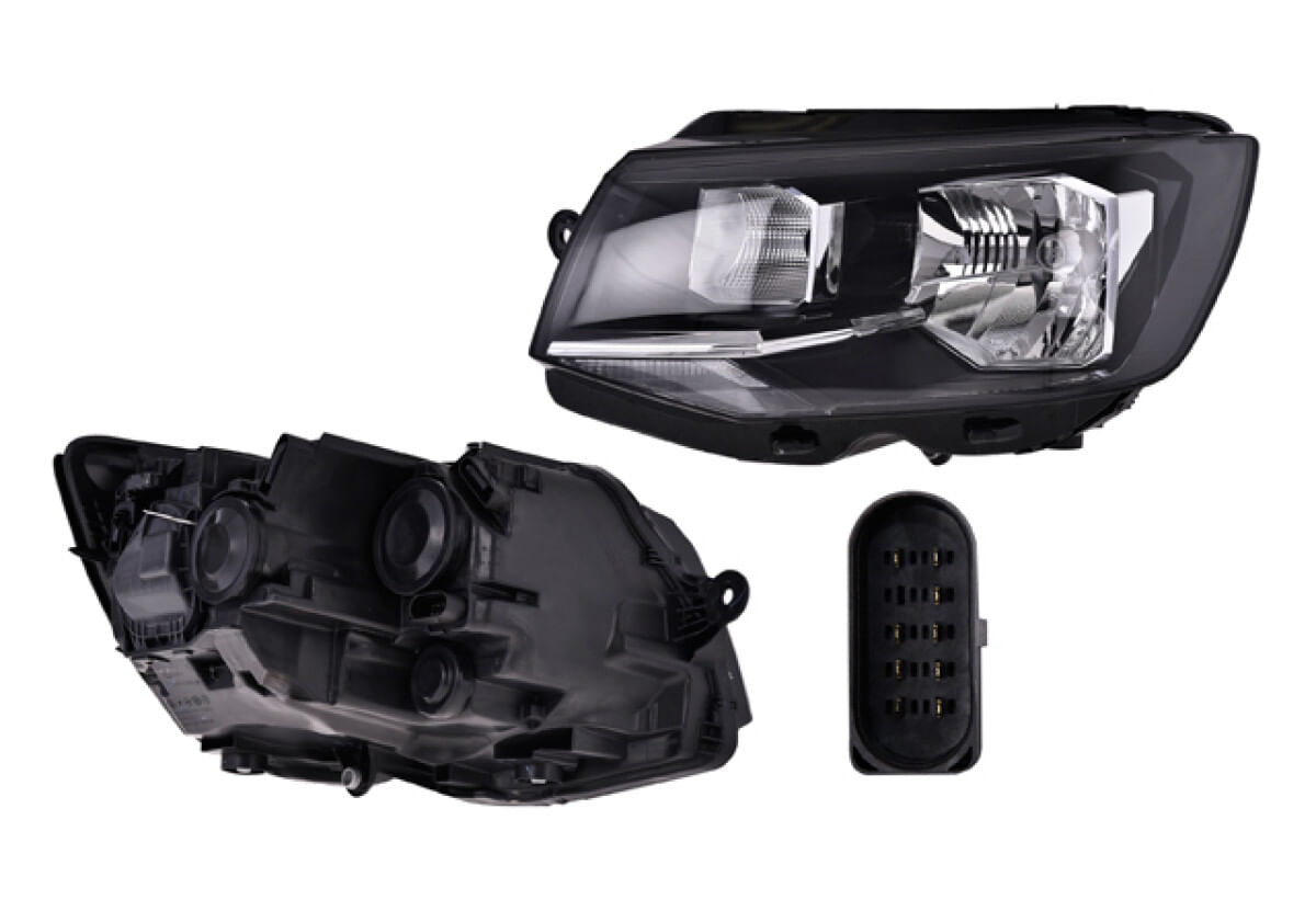 Faro Eléctrico Con Motor Para Foco H4 Lado Conductor
