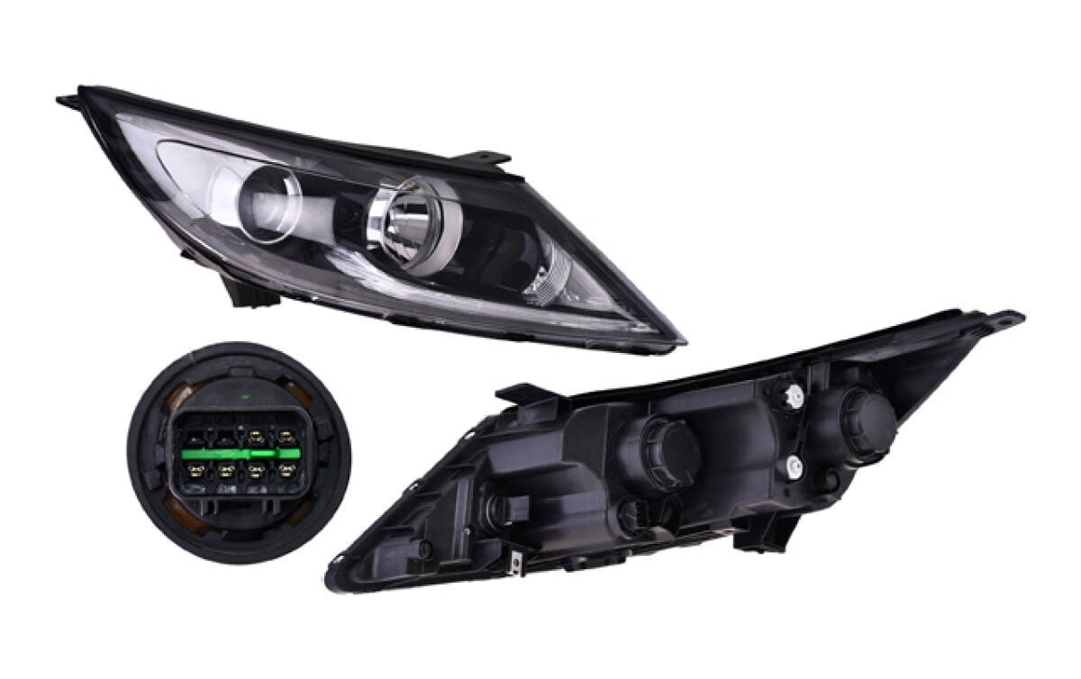 Faro Eléctrico Sin Foco Con Leds Lado Pasajero