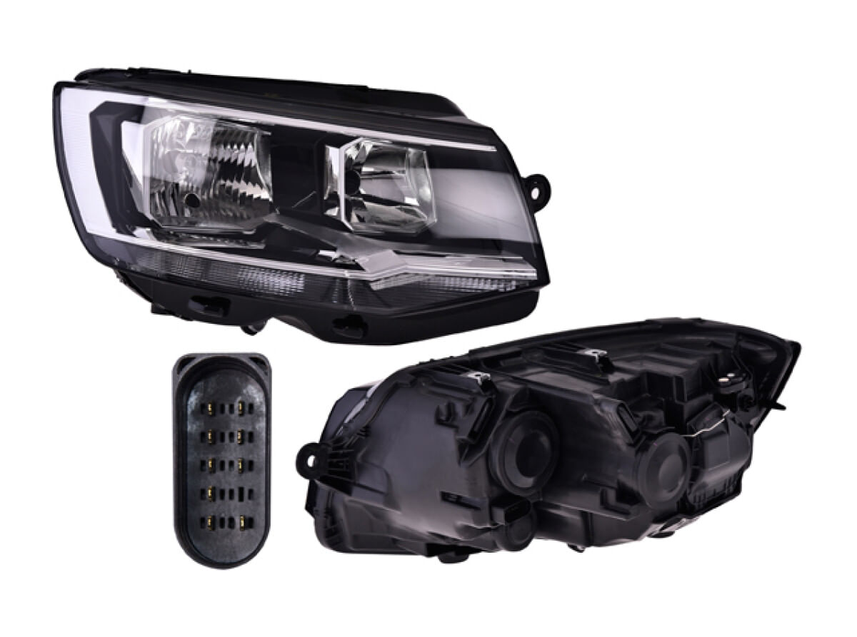 Faro Eléctrico Con Motor Para Foco H7 Lado Pasajero