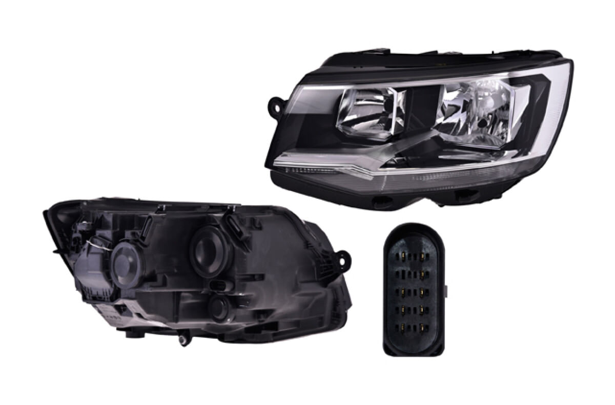Faro Eléctrico Con Motor Para Foco H7 Lado Conductor