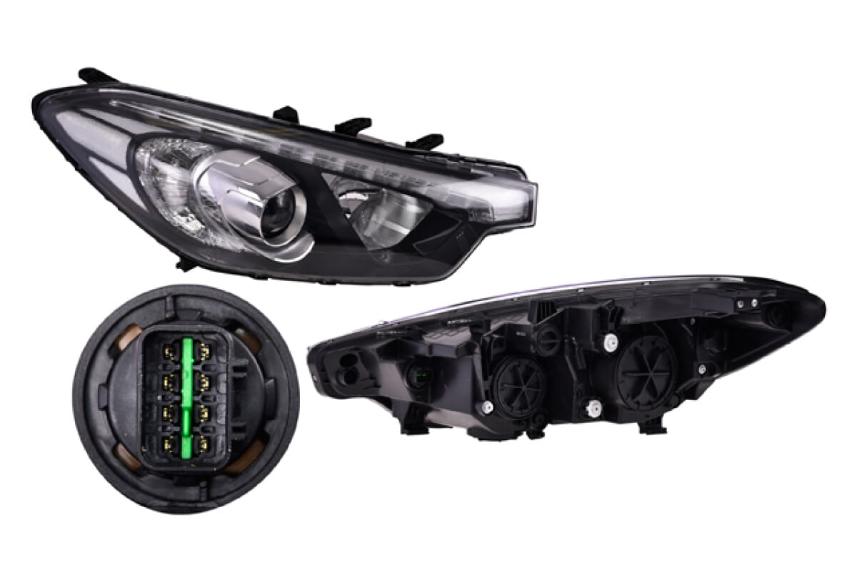 Faro Manual Sin Foco Con Leds Lado Pasajero