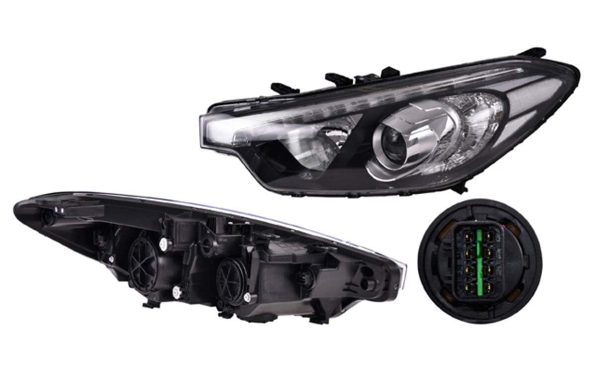 Faro Manual Sin Foco Con Leds Lado Conductor