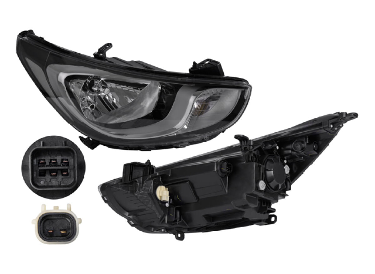 Faro Manual Para Foco Halógeno Sin Foco 5 Pines Lado Pasajero