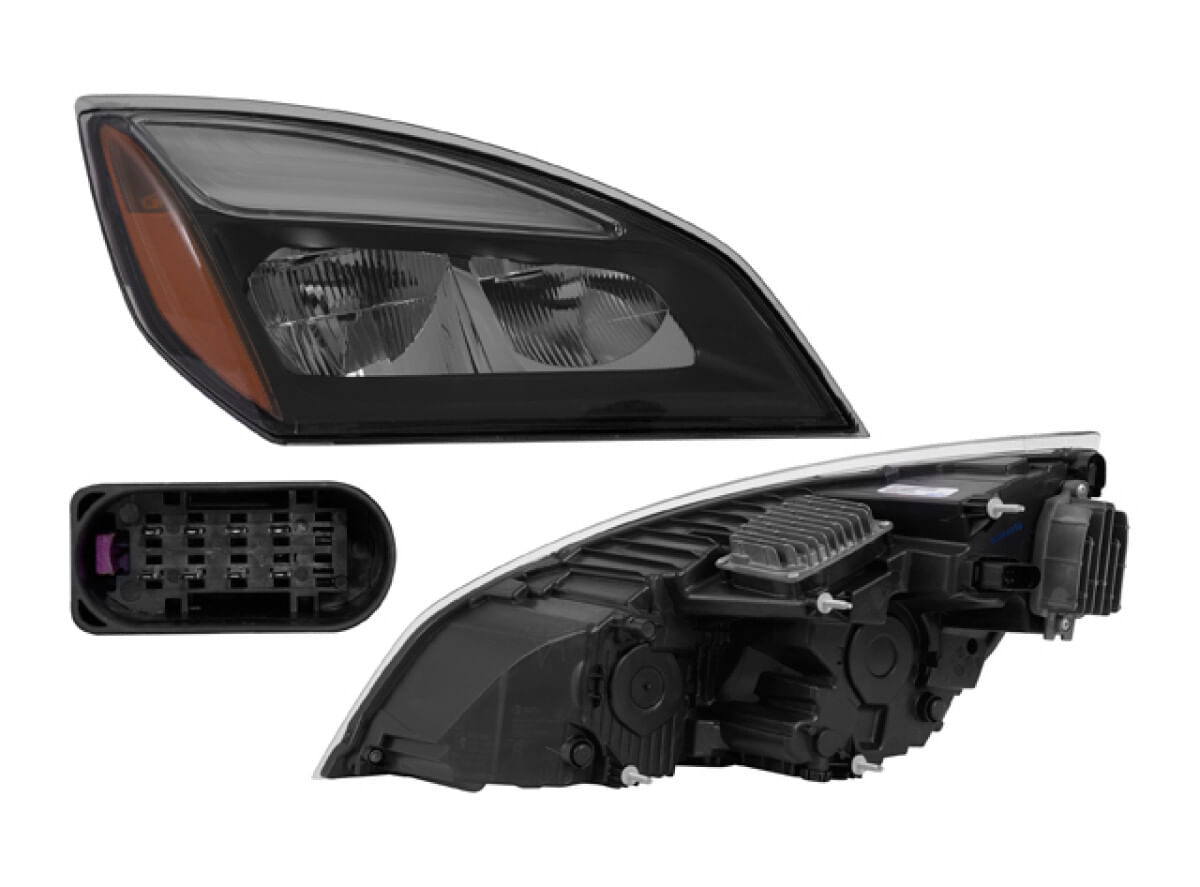 Faro Fondo Negro Con Módulo De Leds Lado Pasajero