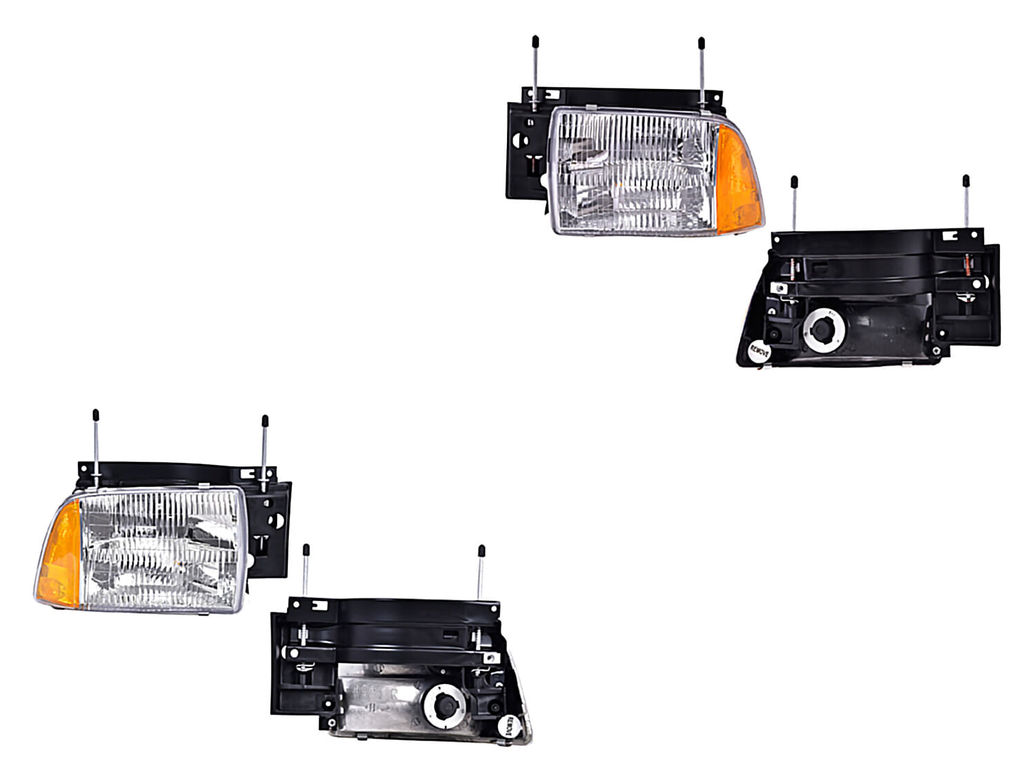 Par De Faros Sin Foco
