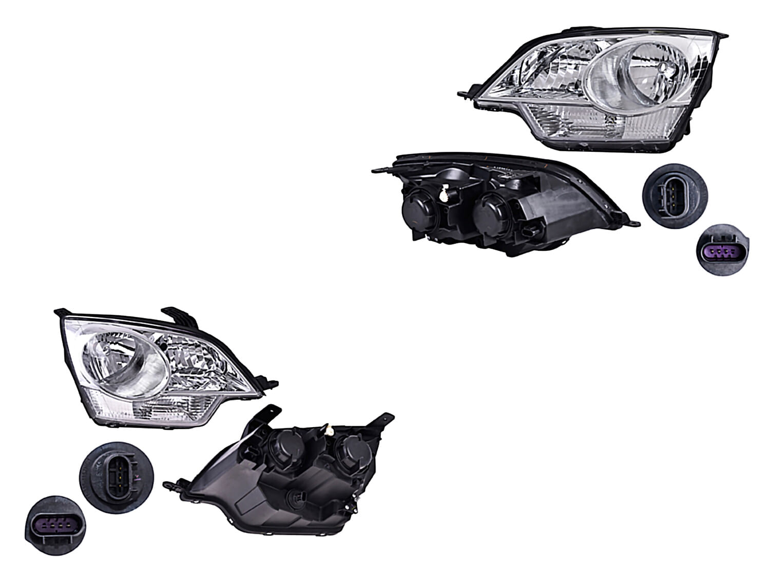 Par De Faros Sin Foco