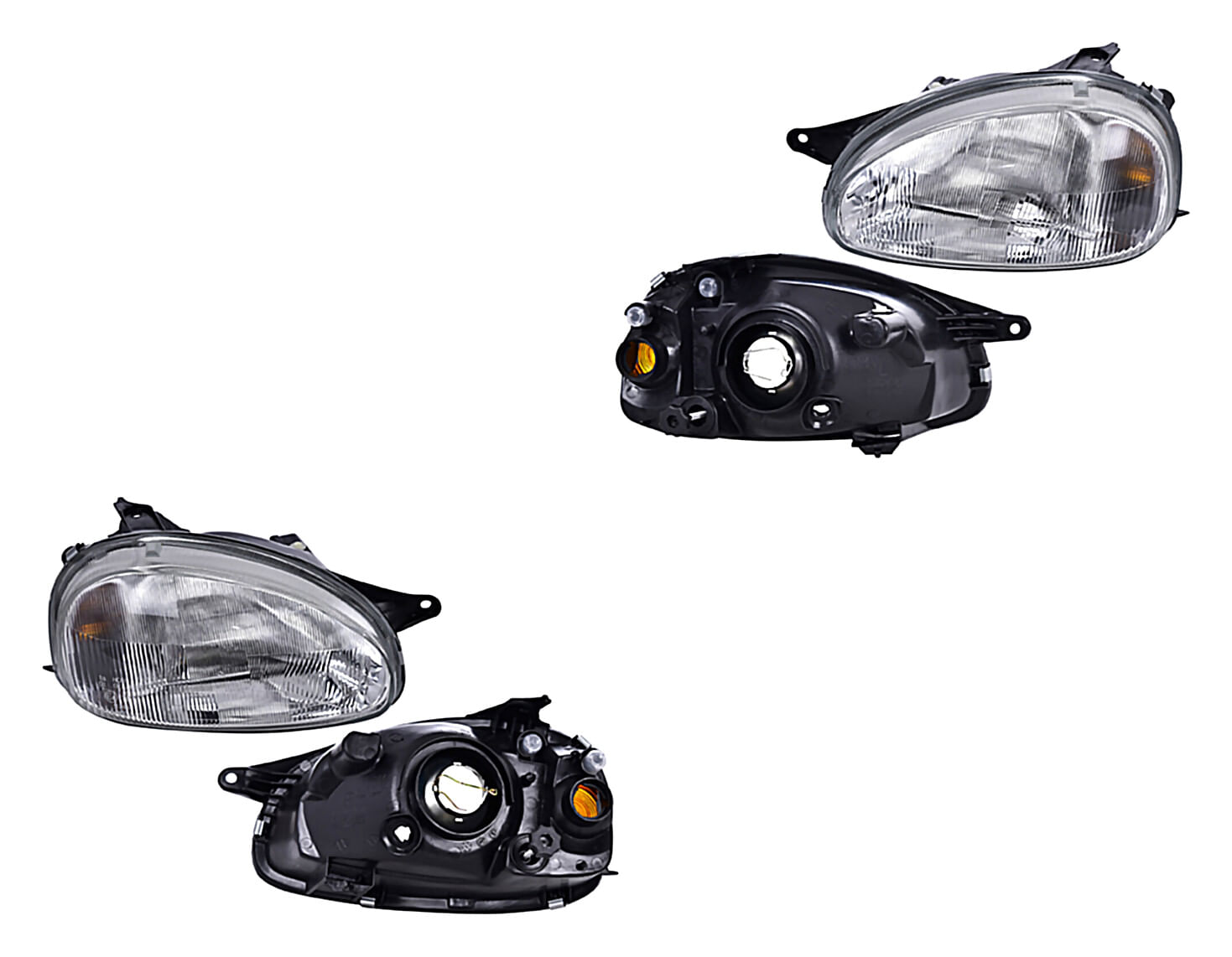 Par De Faros Sin Foco