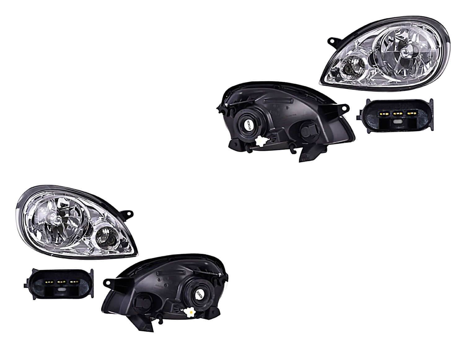 Par De Faros Sin Foco