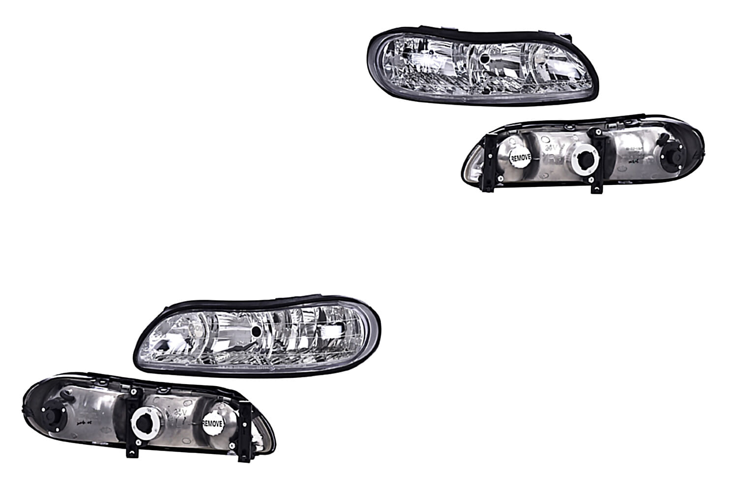 Par De Faros Sin Foco