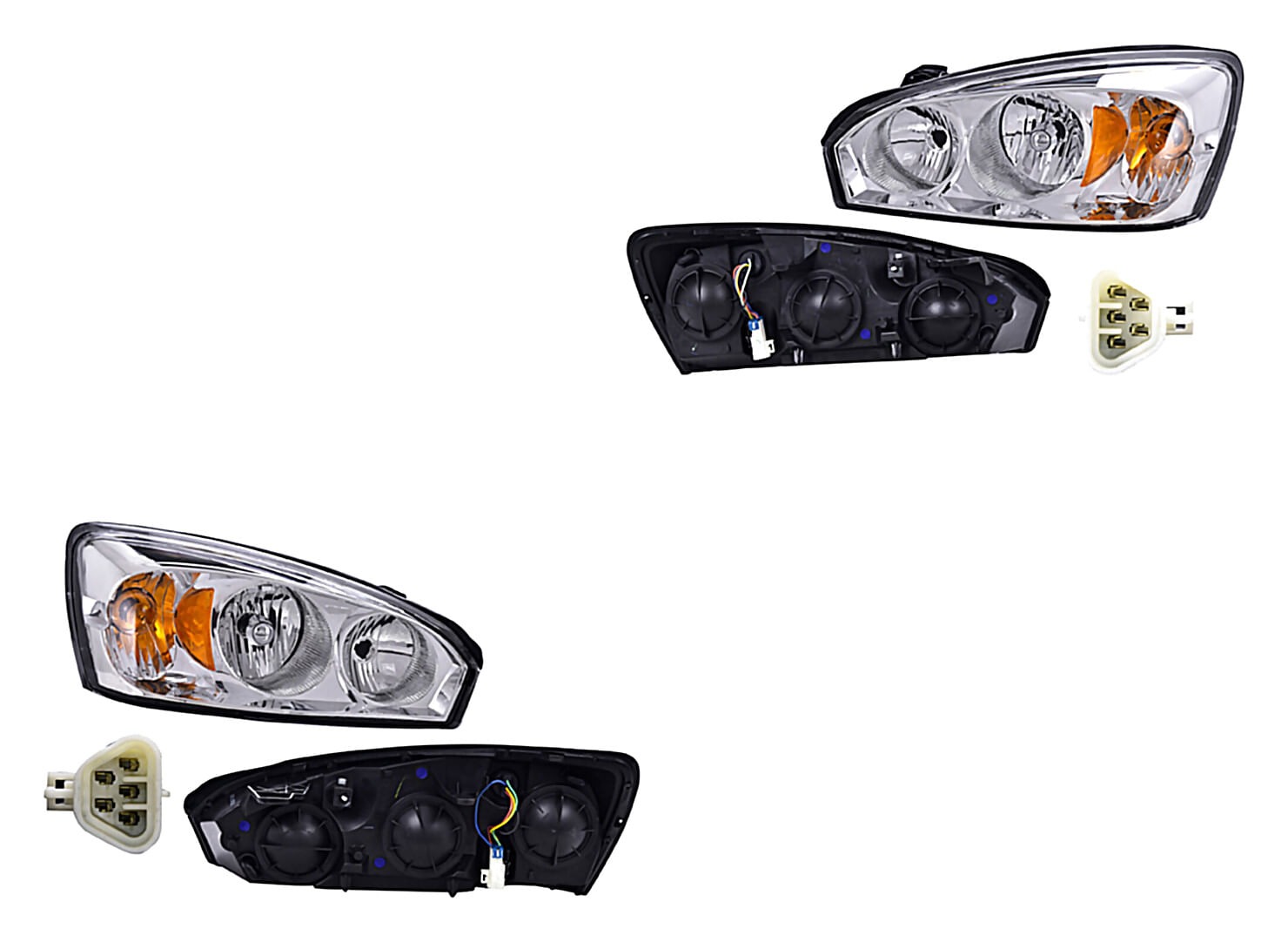 Par De Faros Sin Foco