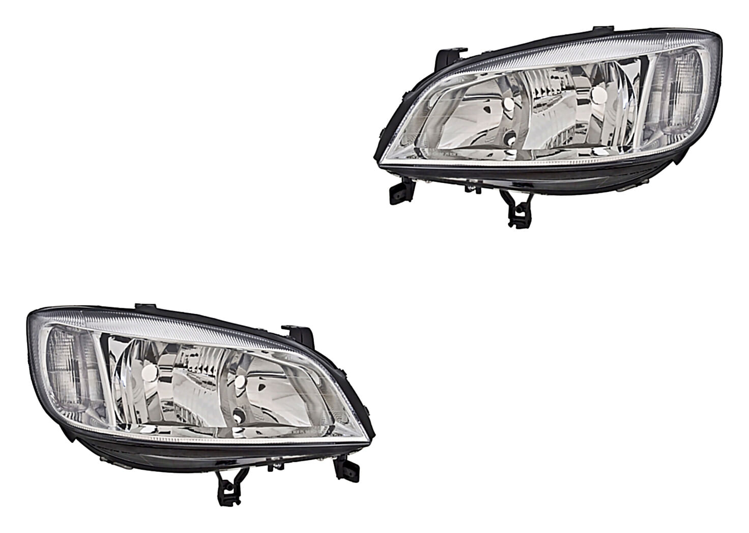 Par De Faros Para Foco Halógeno Sin Foco