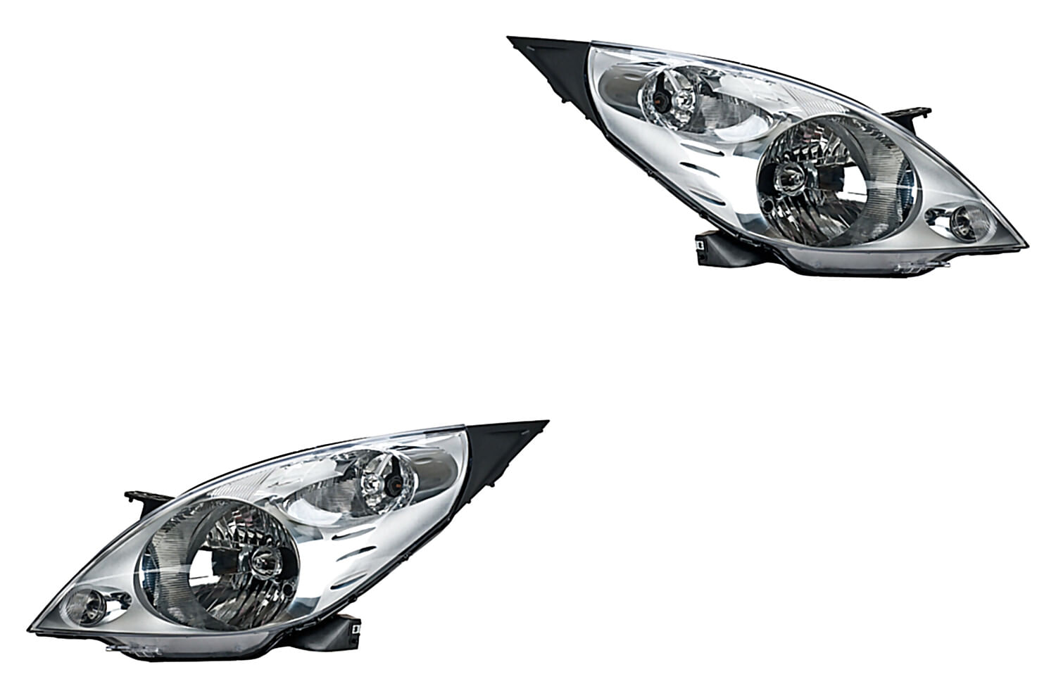 Par De Faros Eléctrico Con Motor Para Foco Halógeno Sin Foco
