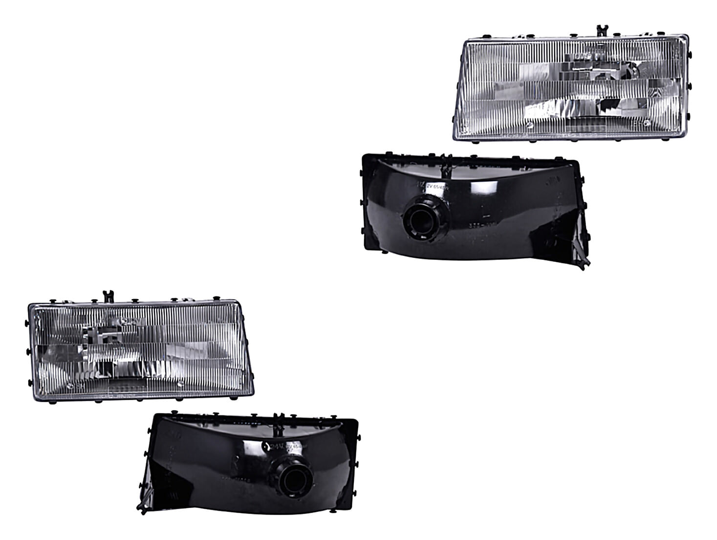 Par De Faros Sin Base Sin Foco
