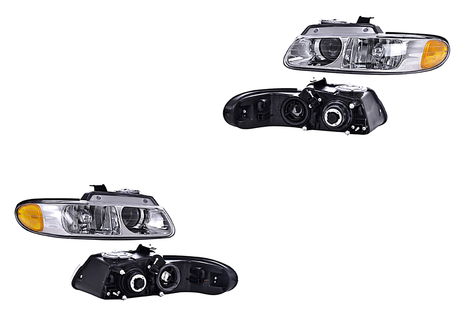 Par De Faros Sin Foco