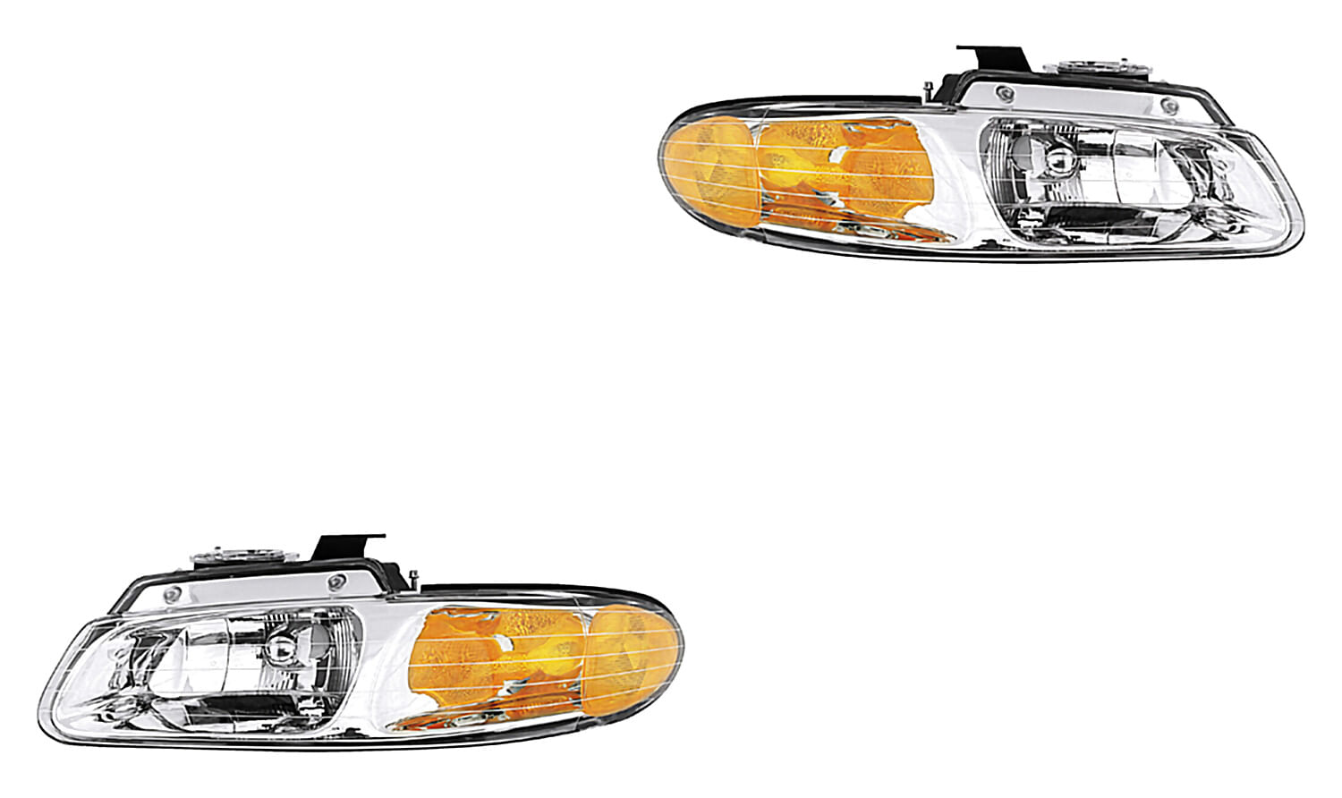 Par De Faros Con Base Sin Foco