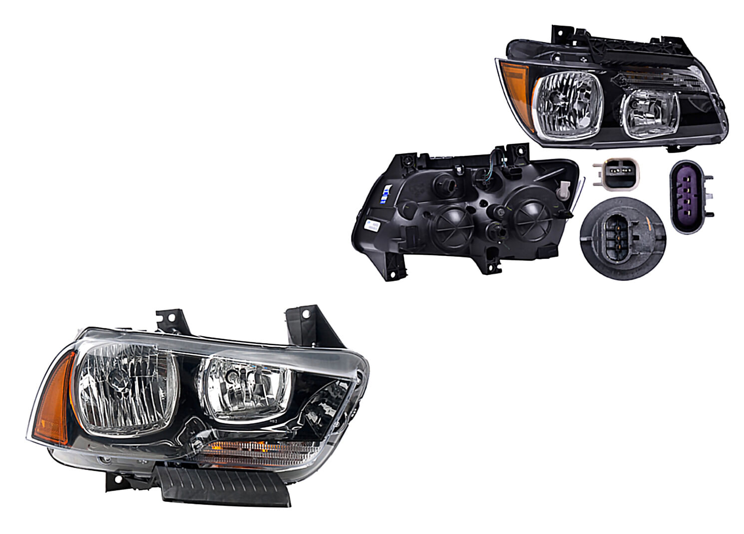 Par De Faros Para Foco Halógeno