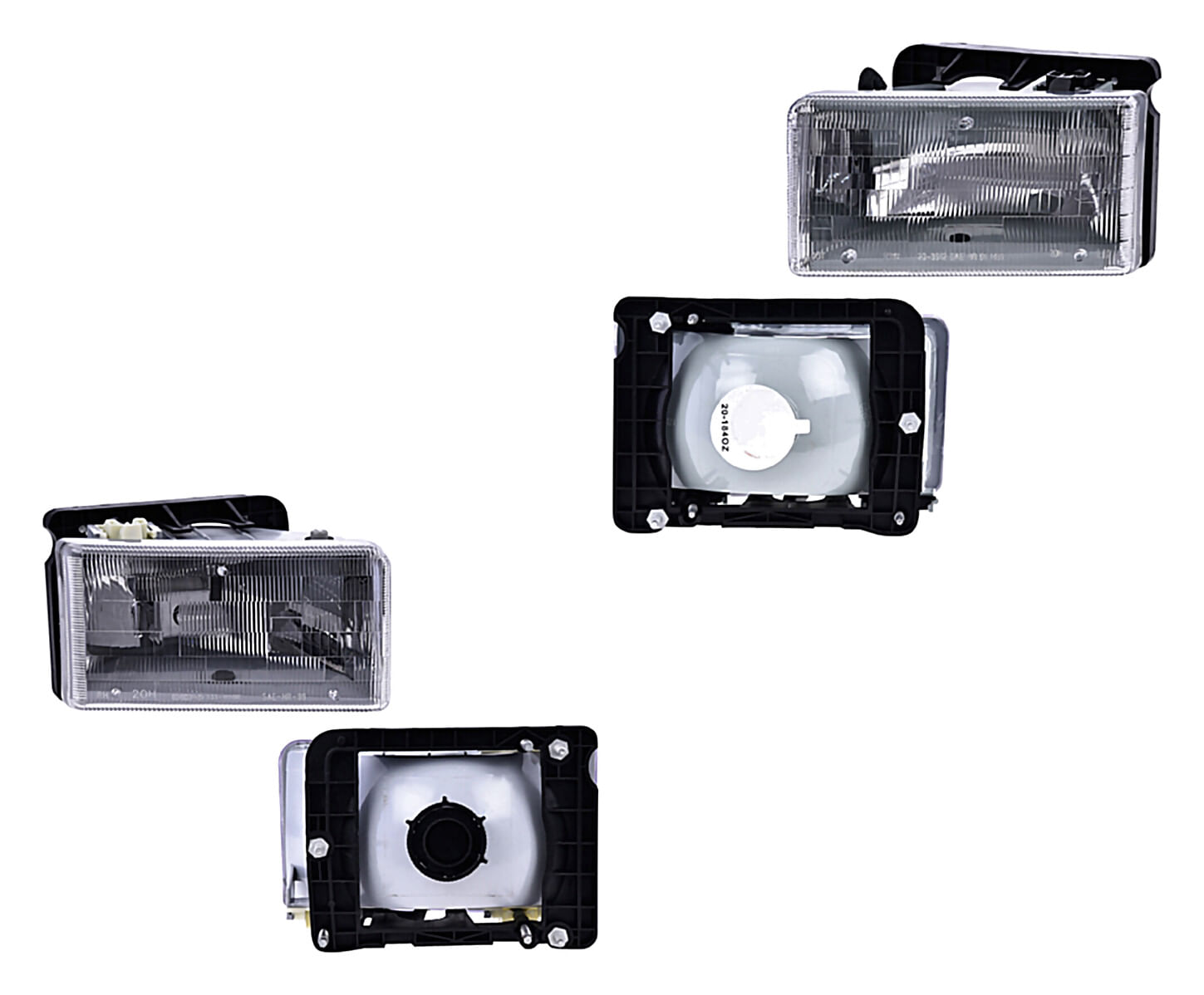 Par De Faros Con Base Sin Foco