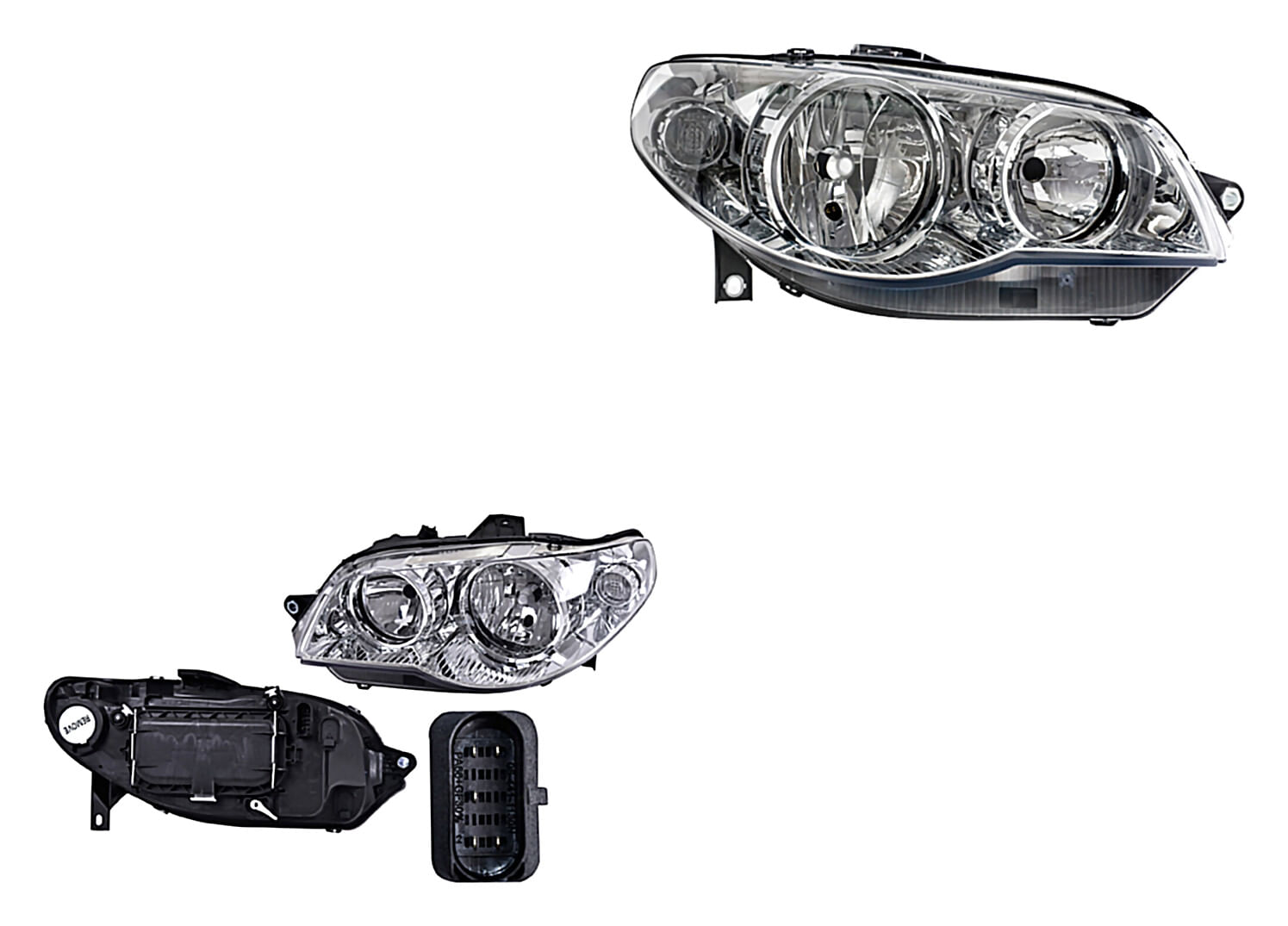 Par De Faros Manual Para Foco Halógeno Sin Foco