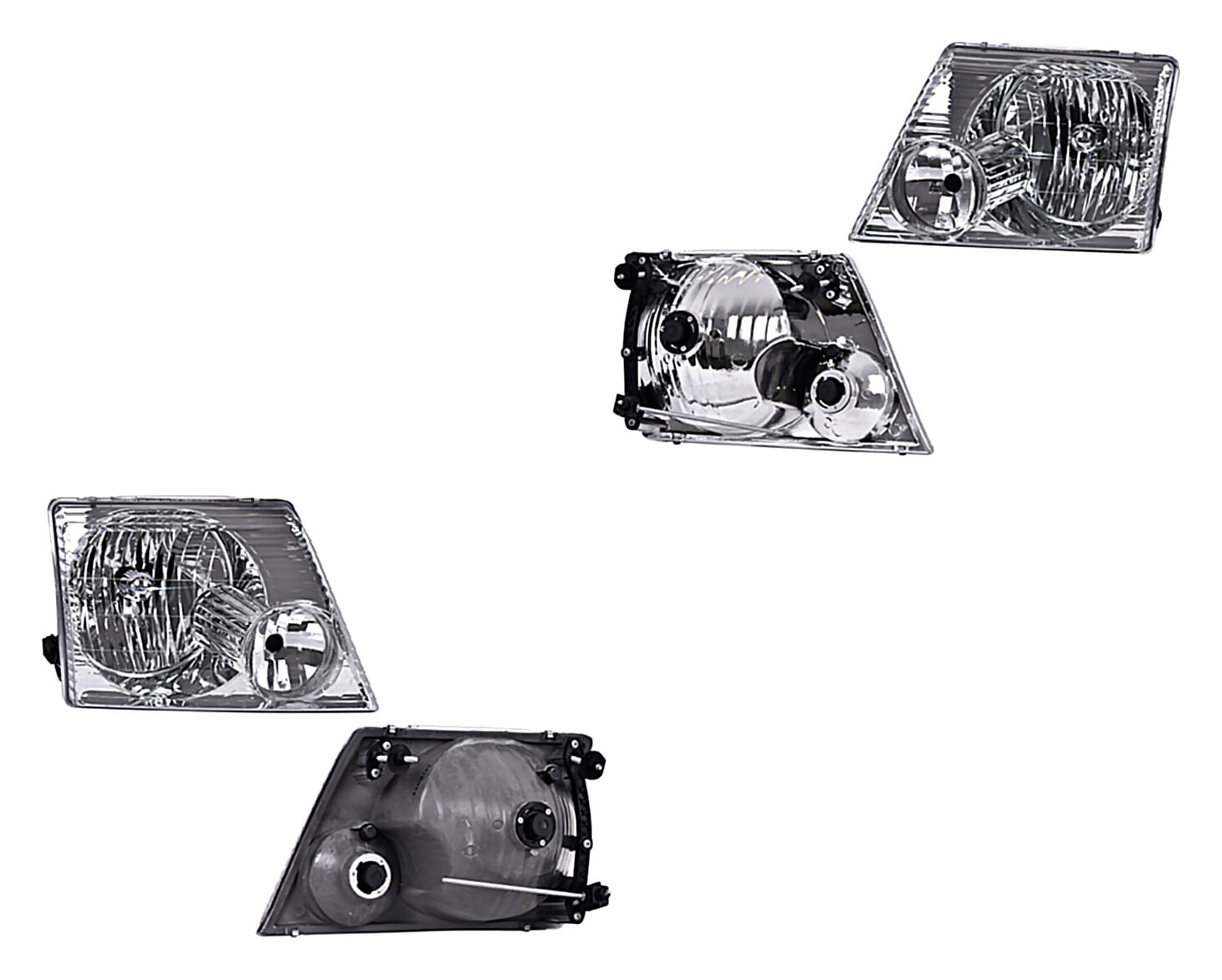 Par De Faros Sin Foco