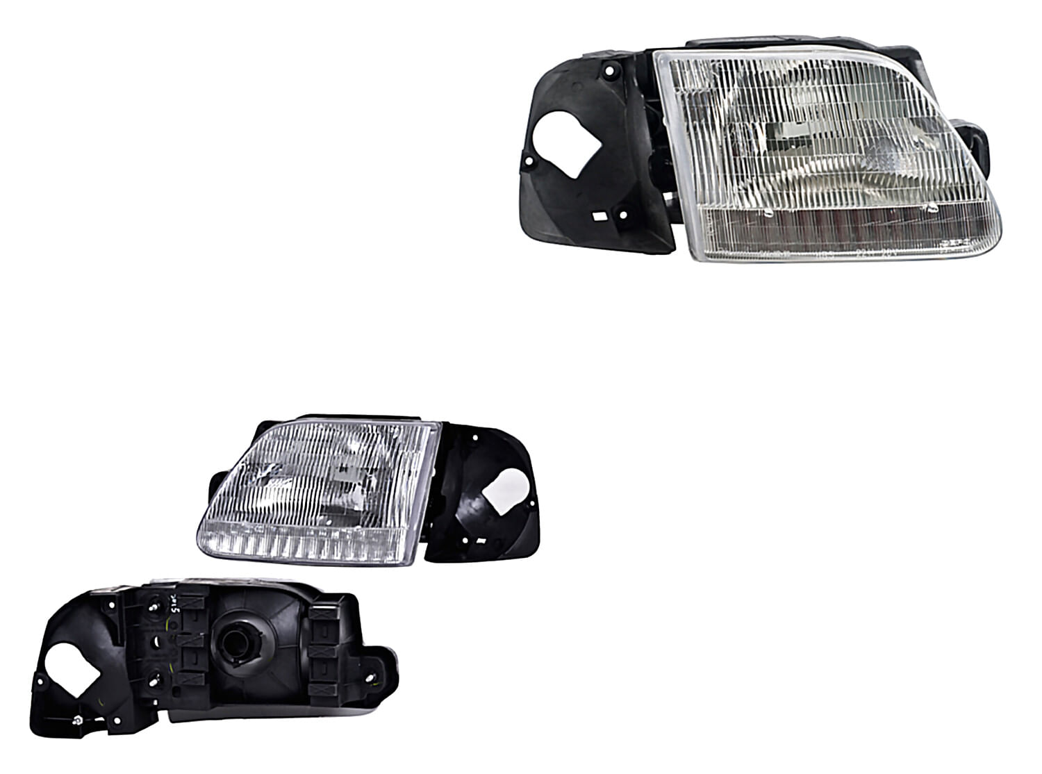Par De Faros Con Base Sin Foco