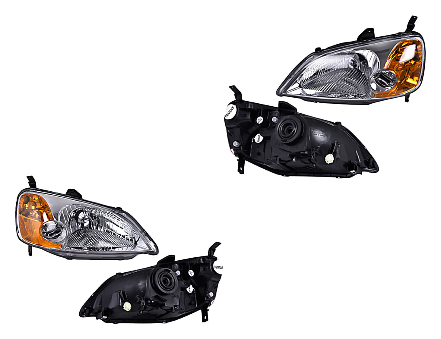 Par De Faros Sin Foco