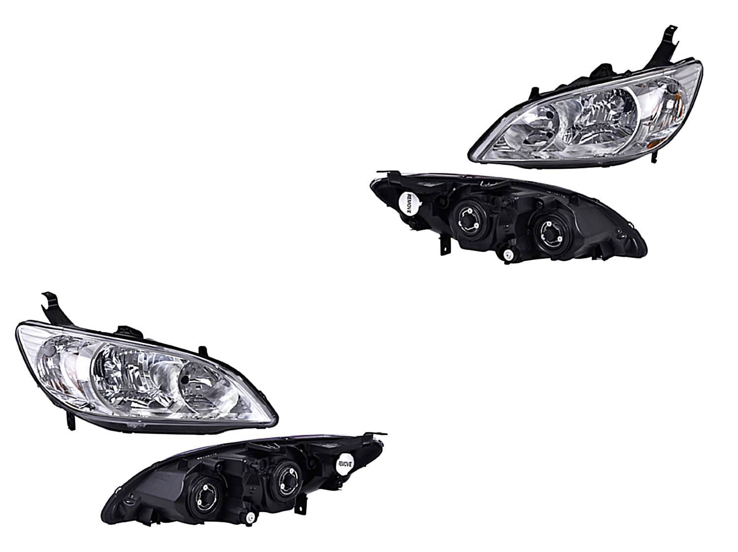 Par De Faros Sin Foco