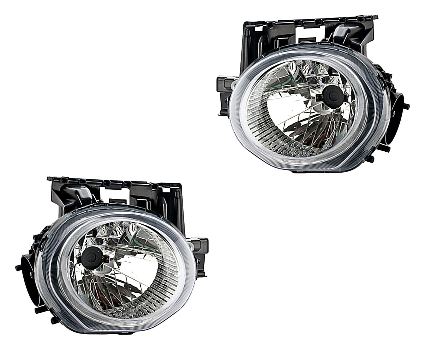 Par De Faros Eléctrico Sin Motor Para Foco Halógeno Sin Foco