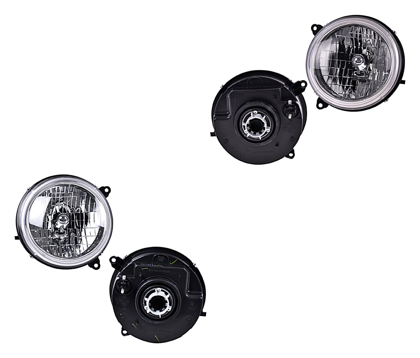 Par De Faros Sin Foco