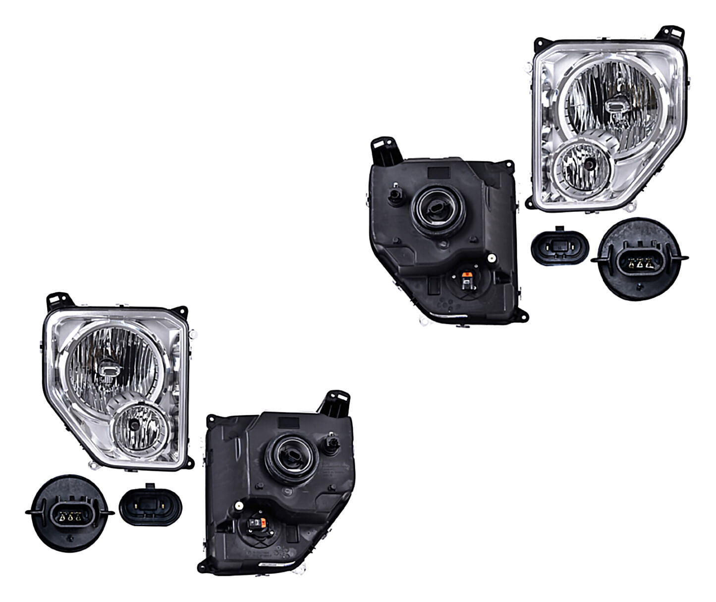 Par De Faros Con Faro Para Niebla