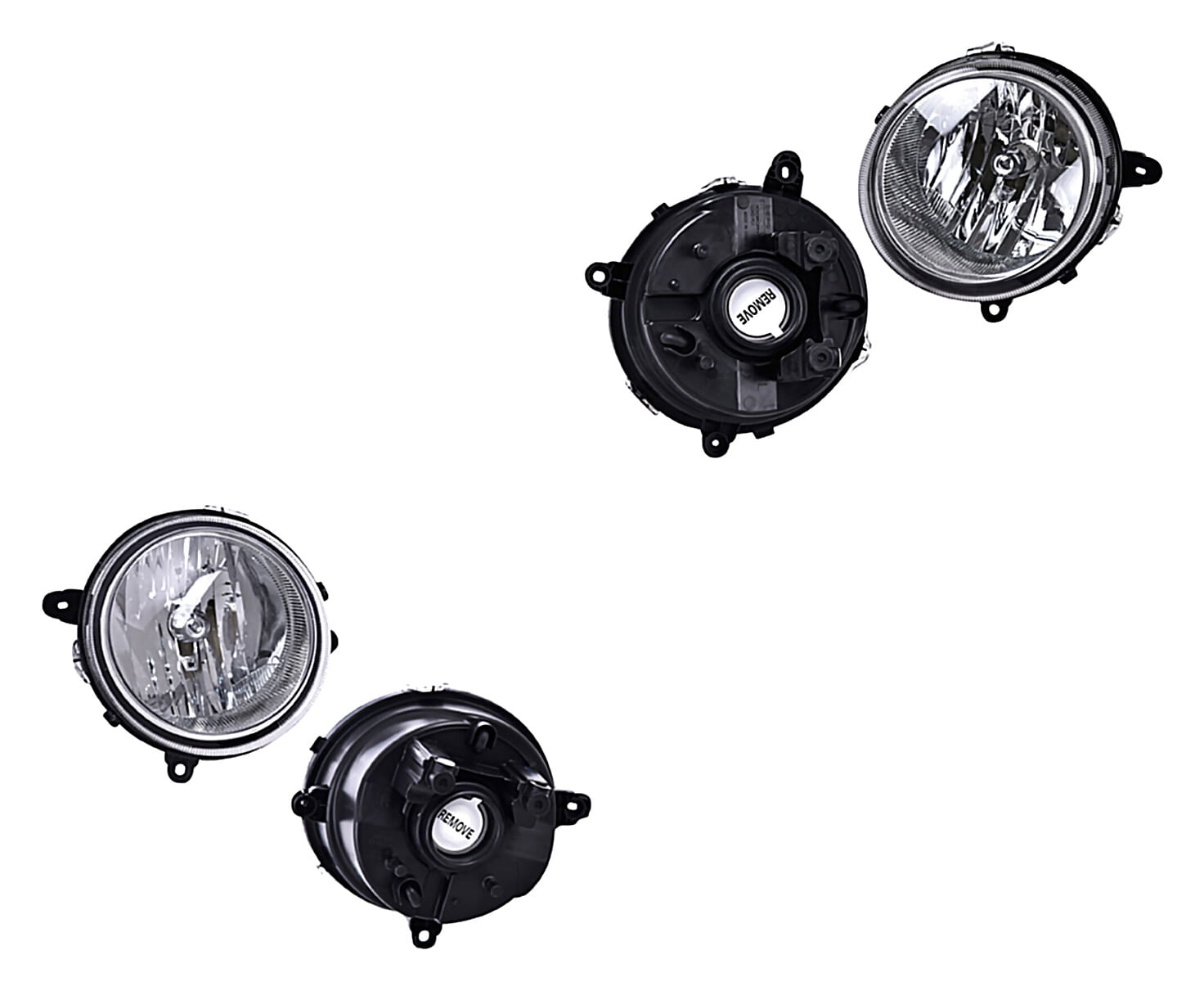 Par De Faros Sin Foco
