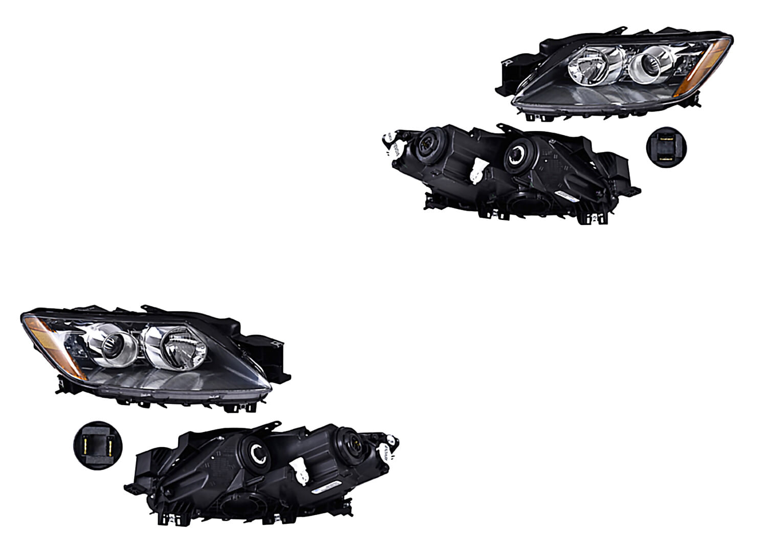 Par De Faros Para Foco Halógeno Sin Foco